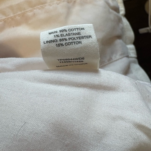 Meshki size small Elegant Cream Denim Women's Zipper back Corset Top - Picture 7 of 8